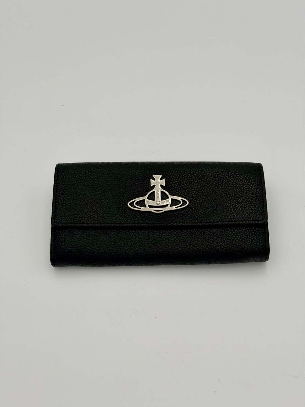 Vivienne Westwood Continental Wallet Orb Logo Leather/Floral Lining